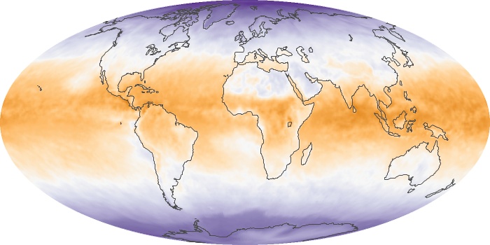 Global Map Net Radiation Image 39