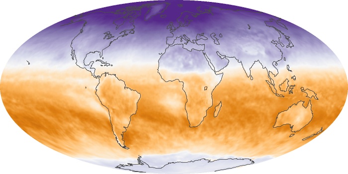 Global Map Net Radiation Image 41