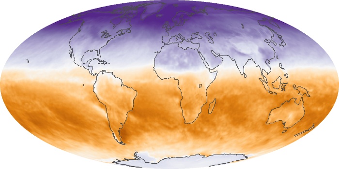 Global Map Net Radiation Image 43