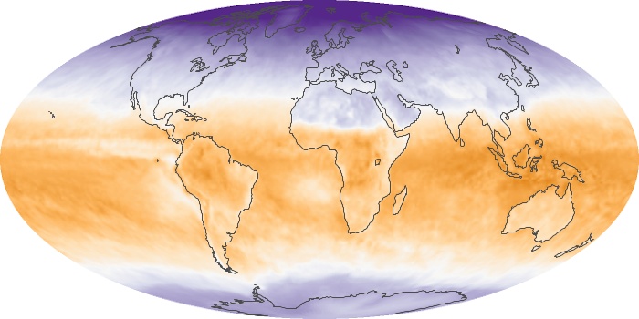 Global Map Net Radiation Image 52