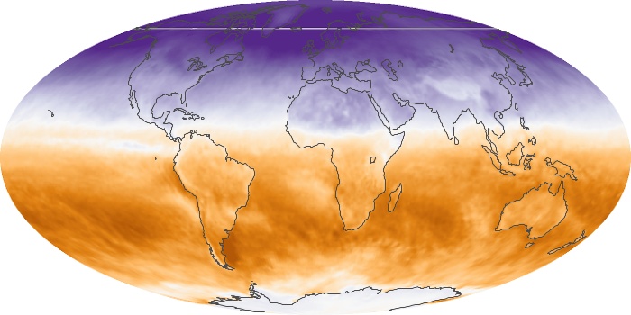 Global Map Net Radiation Image 54