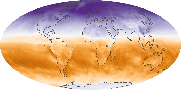 Global Map Net Radiation Image 55