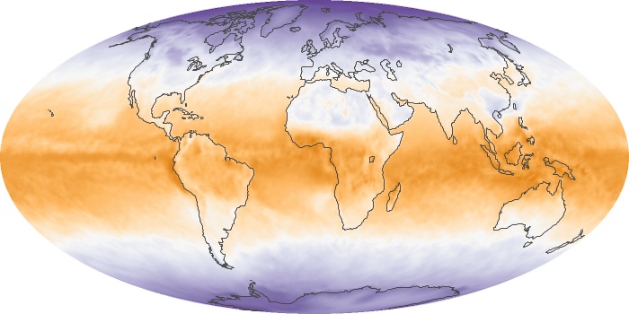 Global Map Net Radiation Image 57