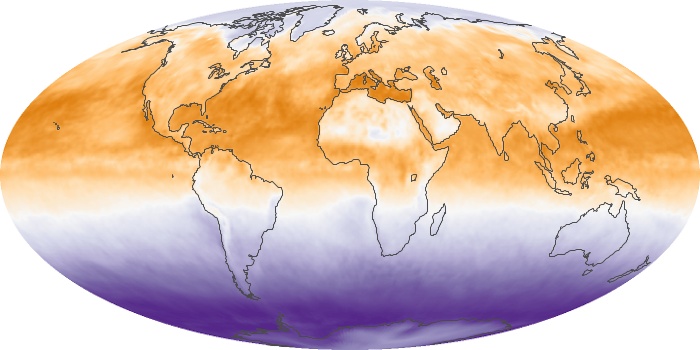 Global Map Net Radiation Image 59