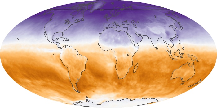 Global Map Net Radiation Image 66