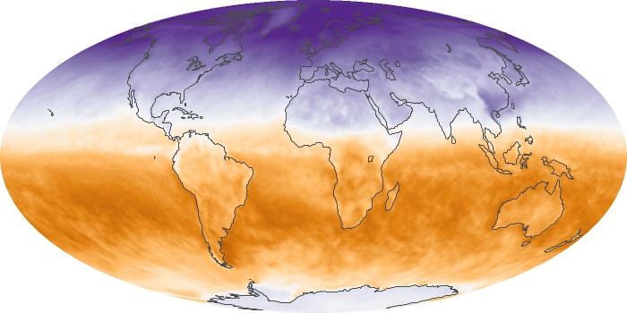 Global Map Net Radiation Image 67