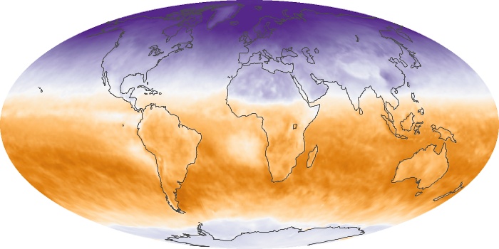 Global Map Net Radiation Image 77