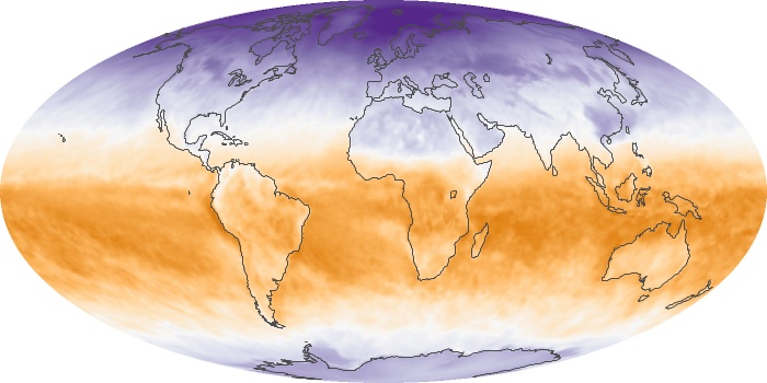 Global Map Net Radiation Image 80