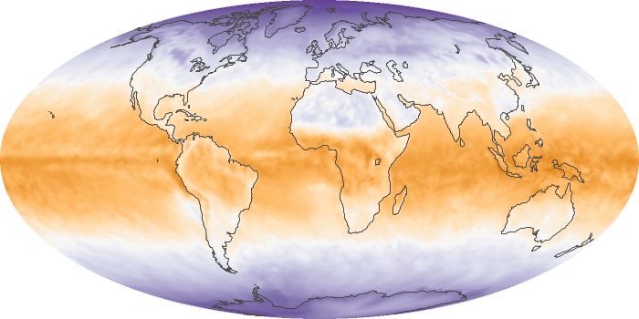 Global Map Net Radiation Image 81