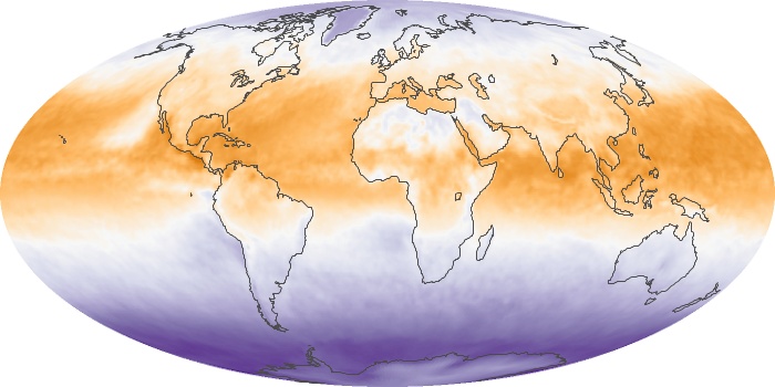 Global Map Net Radiation Image 86