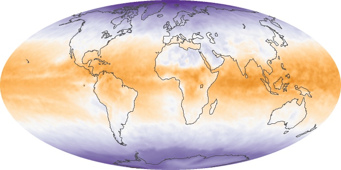 Global Map Net Radiation Image 87