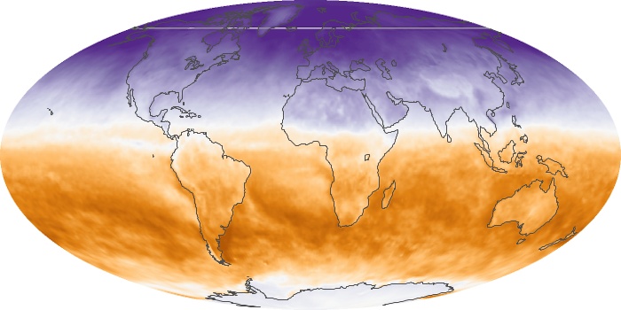 Global Map Net Radiation Image 90