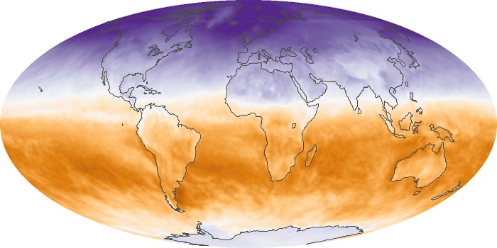 Global Map Net Radiation Image 91