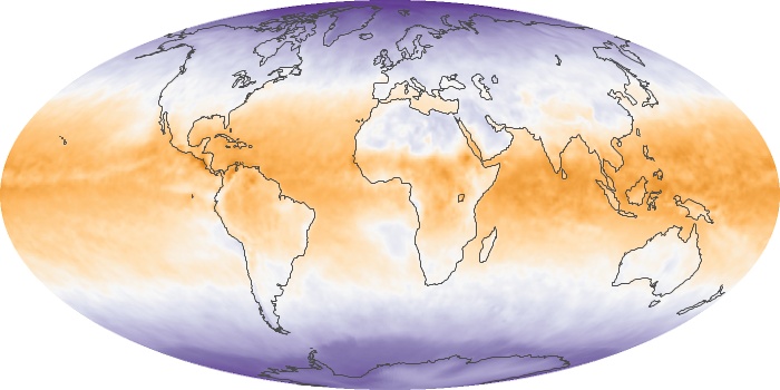 Global Map Net Radiation Image 99