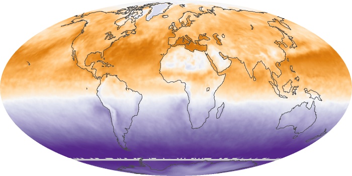 Global Map Net Radiation Image 108