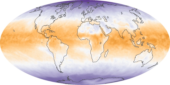 Global Map Net Radiation Image 111