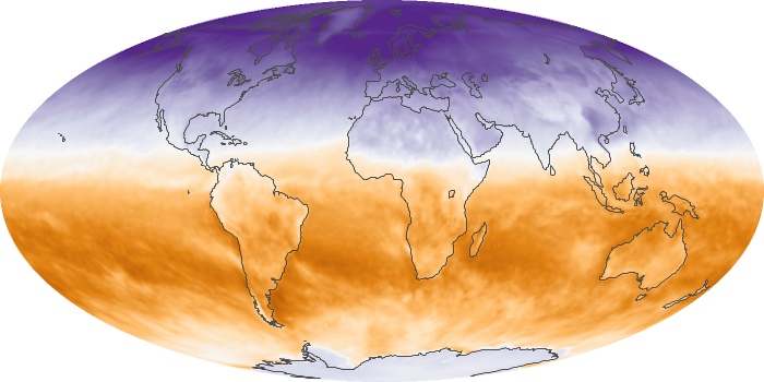 Global Map Net Radiation Image 127