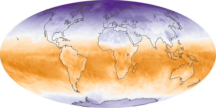 Global Map Net Radiation Image 128