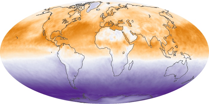 Global Map Net Radiation Image 145