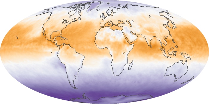 Global Map Net Radiation Image 146
