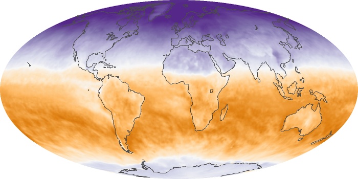 Global Map Net Radiation Image 161