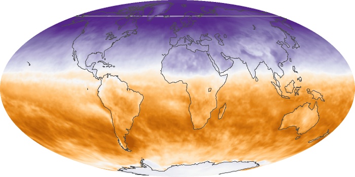 Global Map Net Radiation Image 162