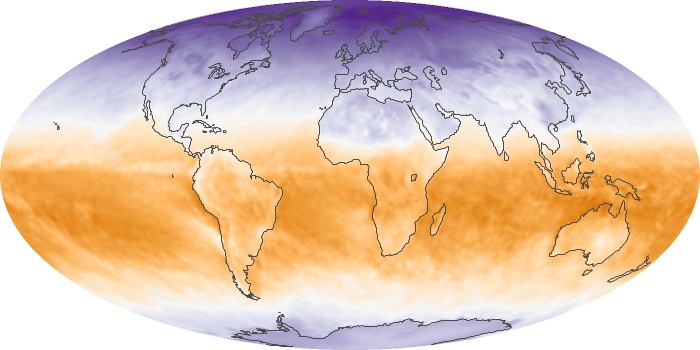 Global Map Net Radiation Image 164