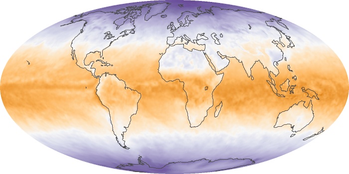 Global Map Net Radiation Image 165