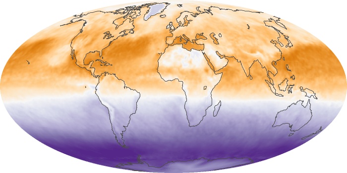 Global Map Net Radiation Image 169