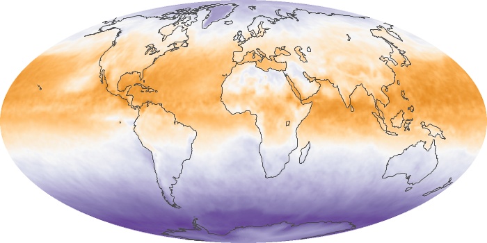 Global Map Net Radiation Image 170