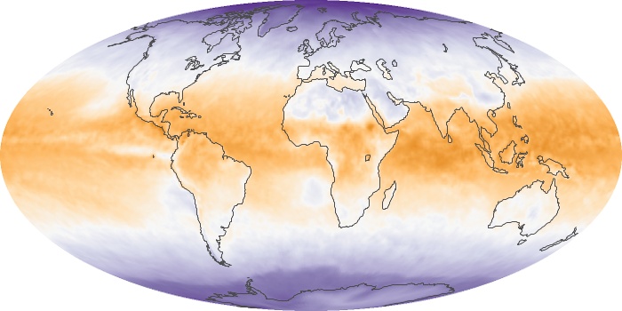 Global Map Net Radiation Image 171