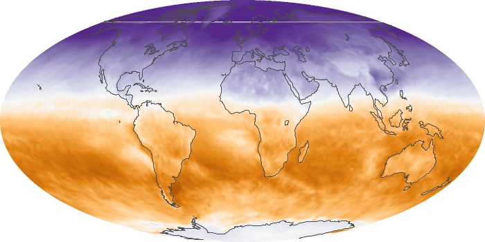 Global Map Net Radiation Image 174