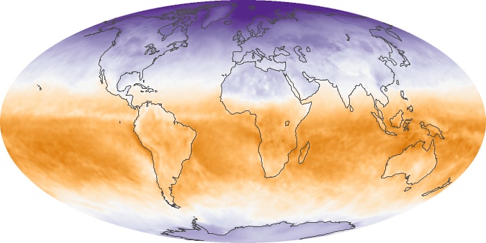 Global Map Net Radiation Image 176