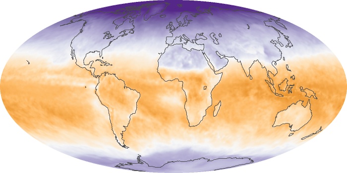 Global Map Net Radiation Image 184