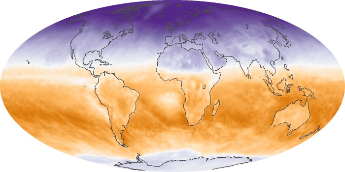 Global Map Net Radiation Image 185
