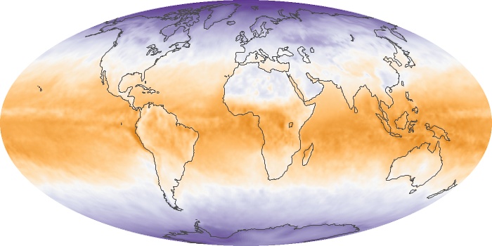 Global Map Net Radiation Image 189