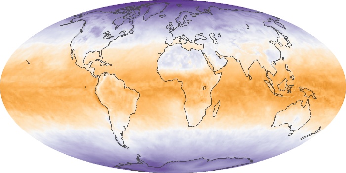 Global Map Net Radiation Image 201