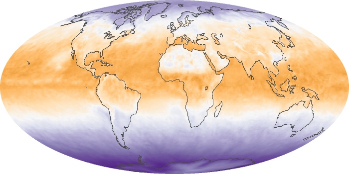 Global Map Net Radiation Image 202