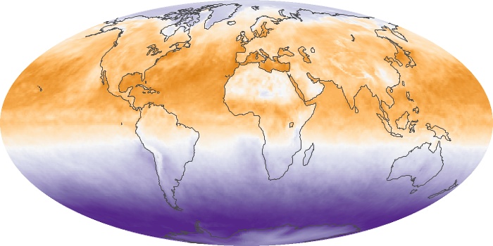 Global Map Net Radiation Image 203