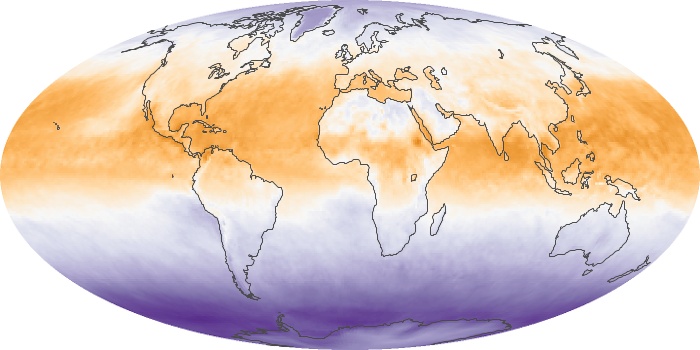 Global Map Net Radiation Image 206