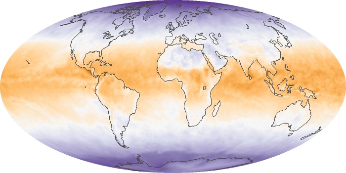 Global Map Net Radiation Image 207