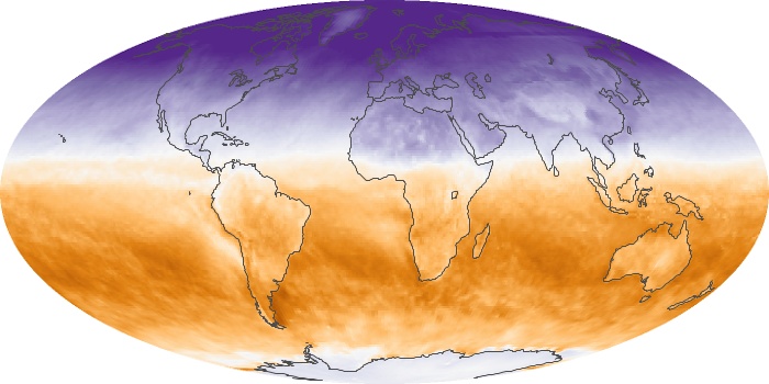 Global Map Net Radiation Image 210