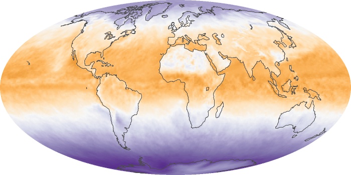 Global Map Net Radiation Image 214