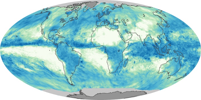 Global Map Total Rainfall Image 6