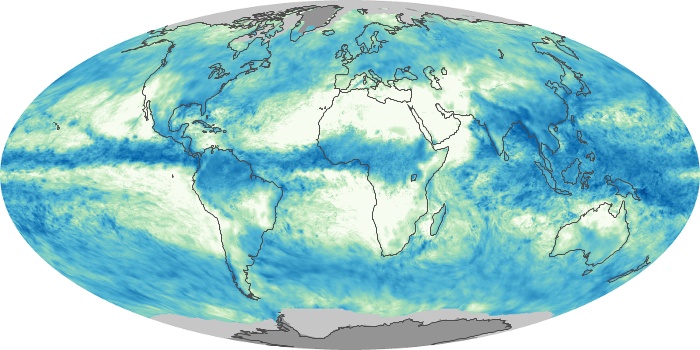 Global Map Total Rainfall Image 13