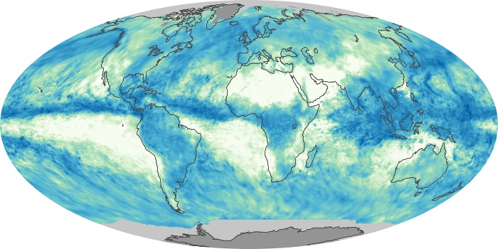 Global Map Total Rainfall Image 17