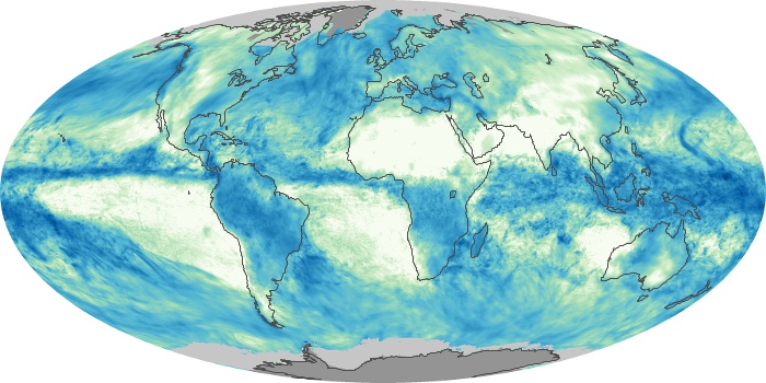 Global Map Total Rainfall Image 19