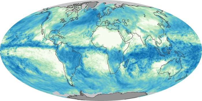 Global Map Total Rainfall Image 20