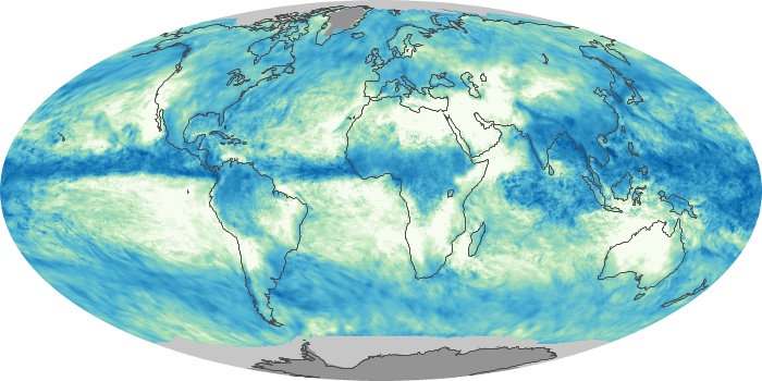Global Map Total Rainfall Image 3