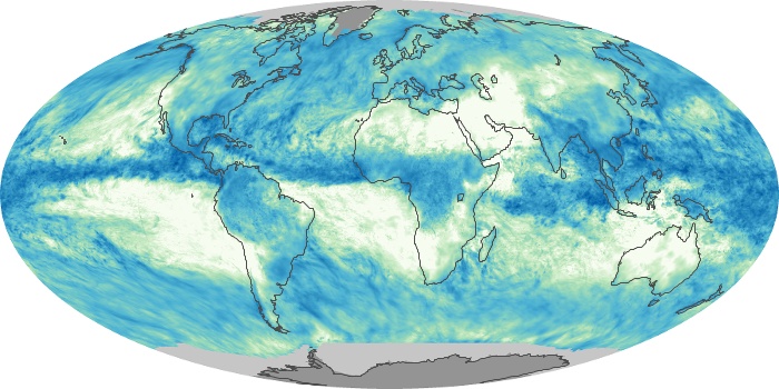 Global Map Total Rainfall Image 28